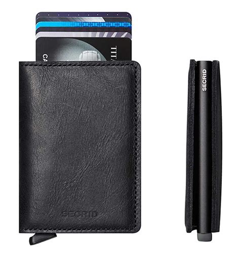 secrid slim wallet leather vintage black rfid safe card case|secrid wallet.